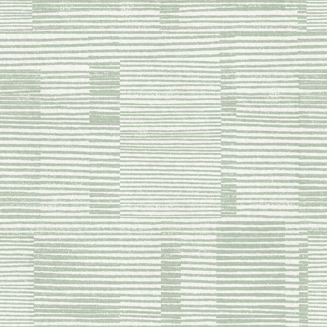 Callaway Green Woven Stripes Wallpaper with Abstract Modern Stripes - A-Street Prints 4074-26621