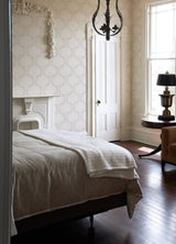 Zaria Lavender Topiary Wallpaper with Botanical Trees Motif - A-Street Prints 4074-26623