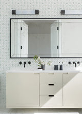 Jekyl Green Triangles Wallpaper with Retro Geometric Pattern - A-Street Prints 4074-26634