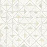 Jekyl Beige Triangles Wallpaper with Retro Geometric Pattern - A-Street Prints 4074-26636