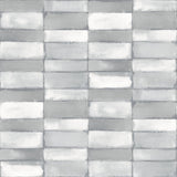 Braden Grey Tile Wallpaper with Modern Graphic Tiles - A-Street Prints 4074-26644