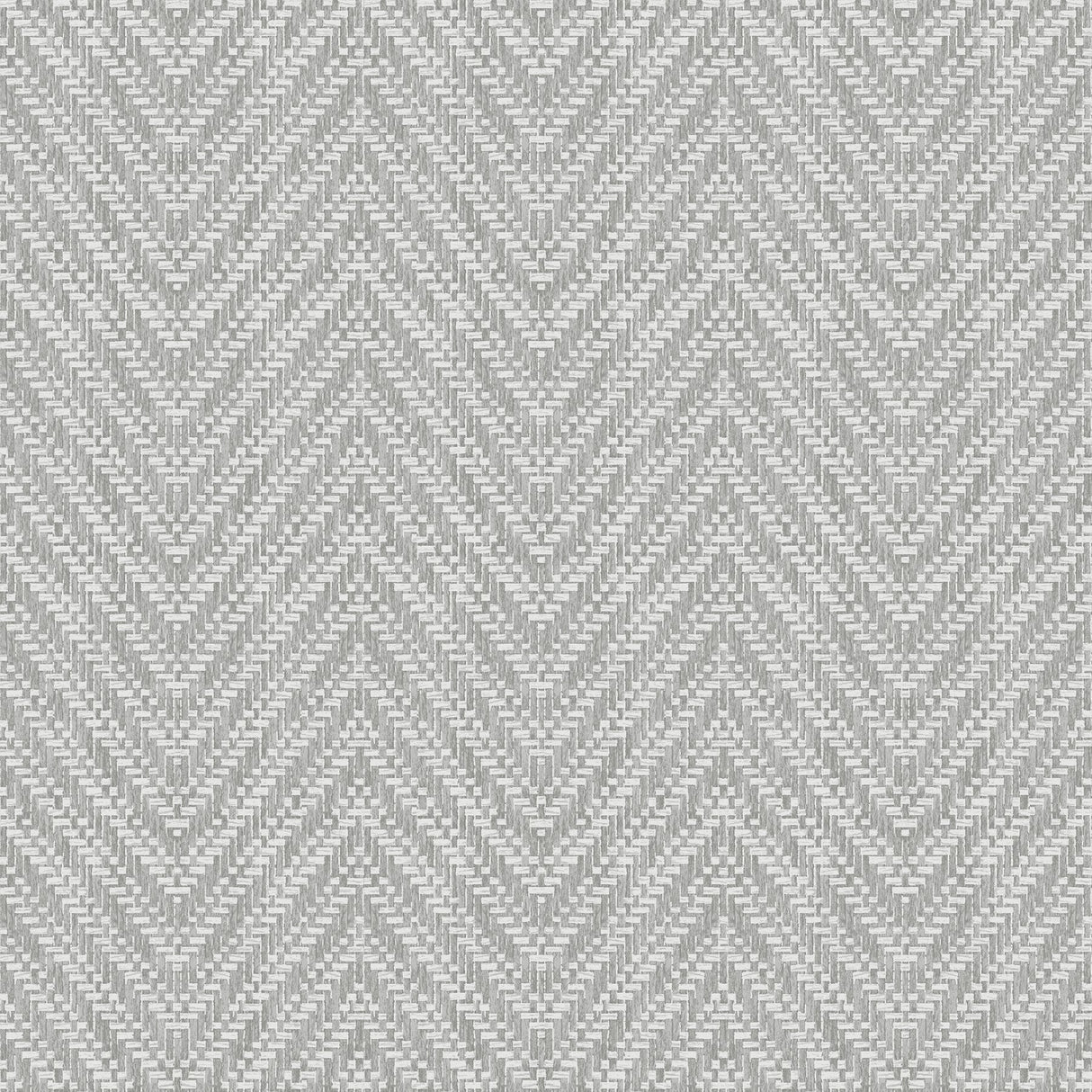 Glynn Grey Chevron Wallpaper with Faux Grasscloth Texture - A-Street Prints 4074-26650