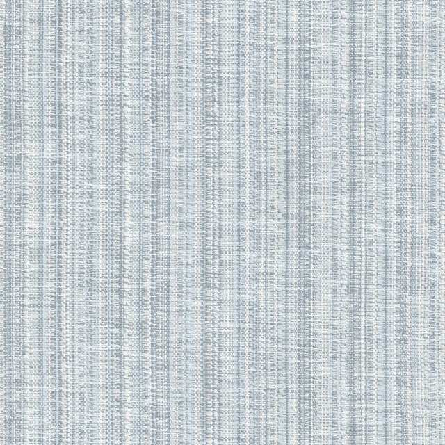 Simon Blue Woven Texture Wallpaper with Raised Ink Textured Abstract Fabric & Woven Look - A-Street Prints 4074-26656