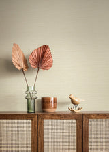 Agave Light Yellow Faux Grasscloth Wallpaper with Raised Ink Modern Graphics - A-Street Prints 4080-24280