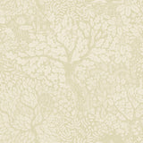 Olle Neutral Forest Sanctuary Wallpaper with Scandinavian Botanical Pattern - Brewster 4080-83109