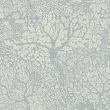 Olle Light Blue Forest Sanctuary Wallpaper with Botanical Scandinavian Motif - A-Street Prints 4080-83112
