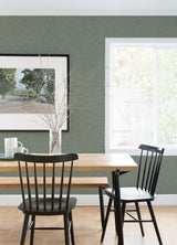 Kristina Moss Botanical Green Wallpaper with Scandinavian Botanical Pattern - A-Street Prints 4080-92117