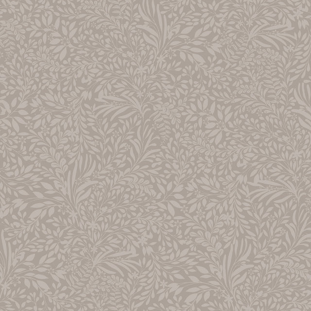 Kristina Grey Botanical Wallpaper with Scandinavian Botanical Pattern - A-Street Prints 4080-92118