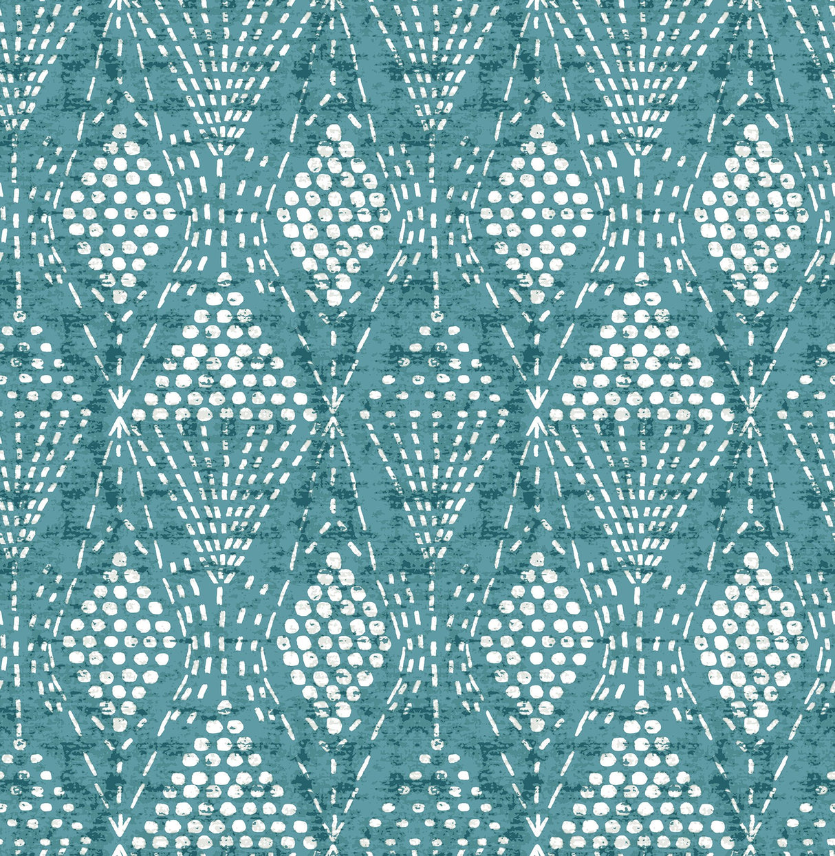 Grady Teal Dotted Geometric Wallpaper with Raised Ink Texture - A-Street Prints 4081-26318