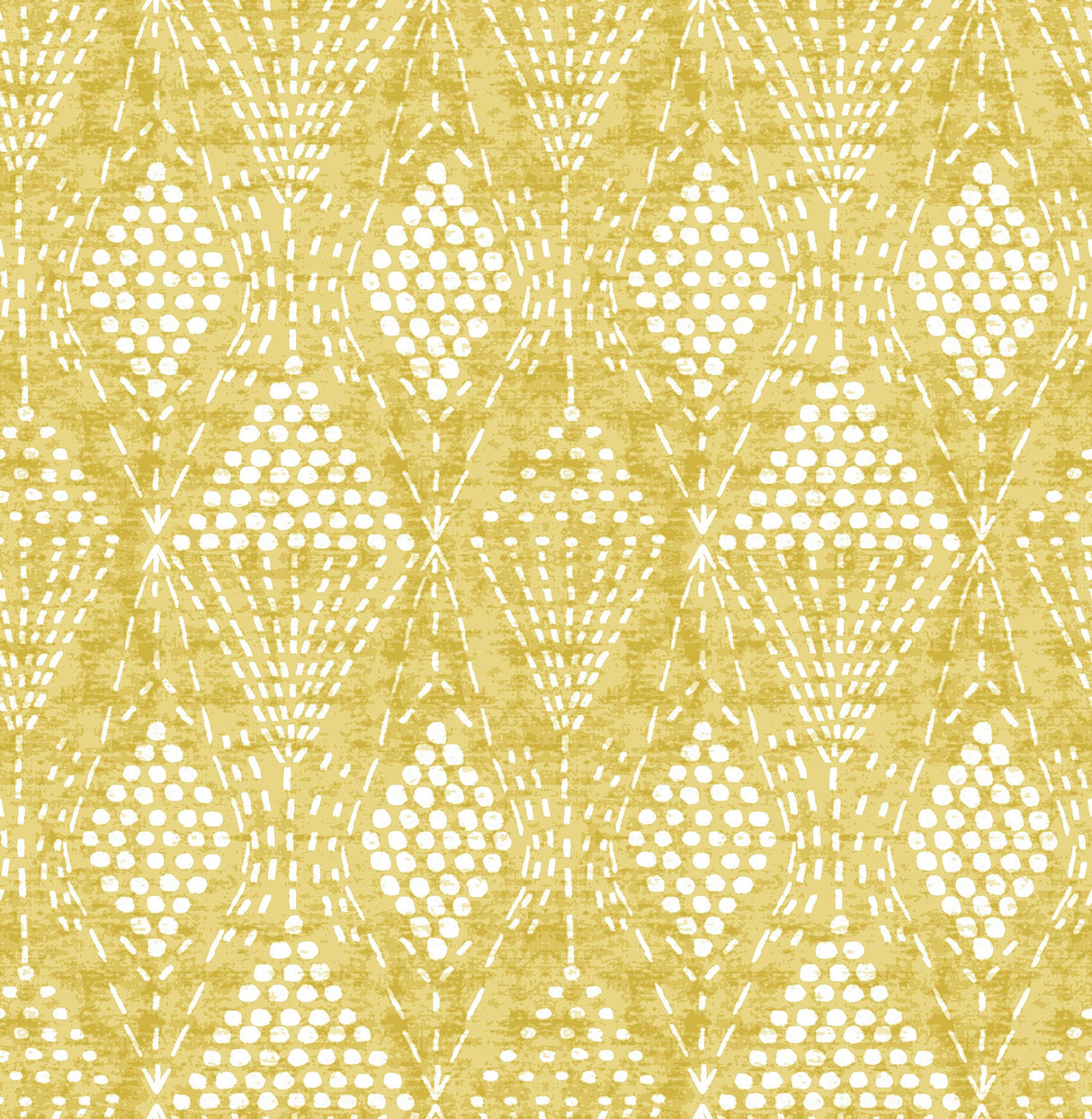 Grady Yellow Dotted Geometric Wallpaper with Raised Ink Texture - A-Street Prints 4081-26321