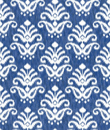 Keaton Blue Medallion Wallpaper with Ikat Bohemian Pattern - A-Street Prints 4081-26329