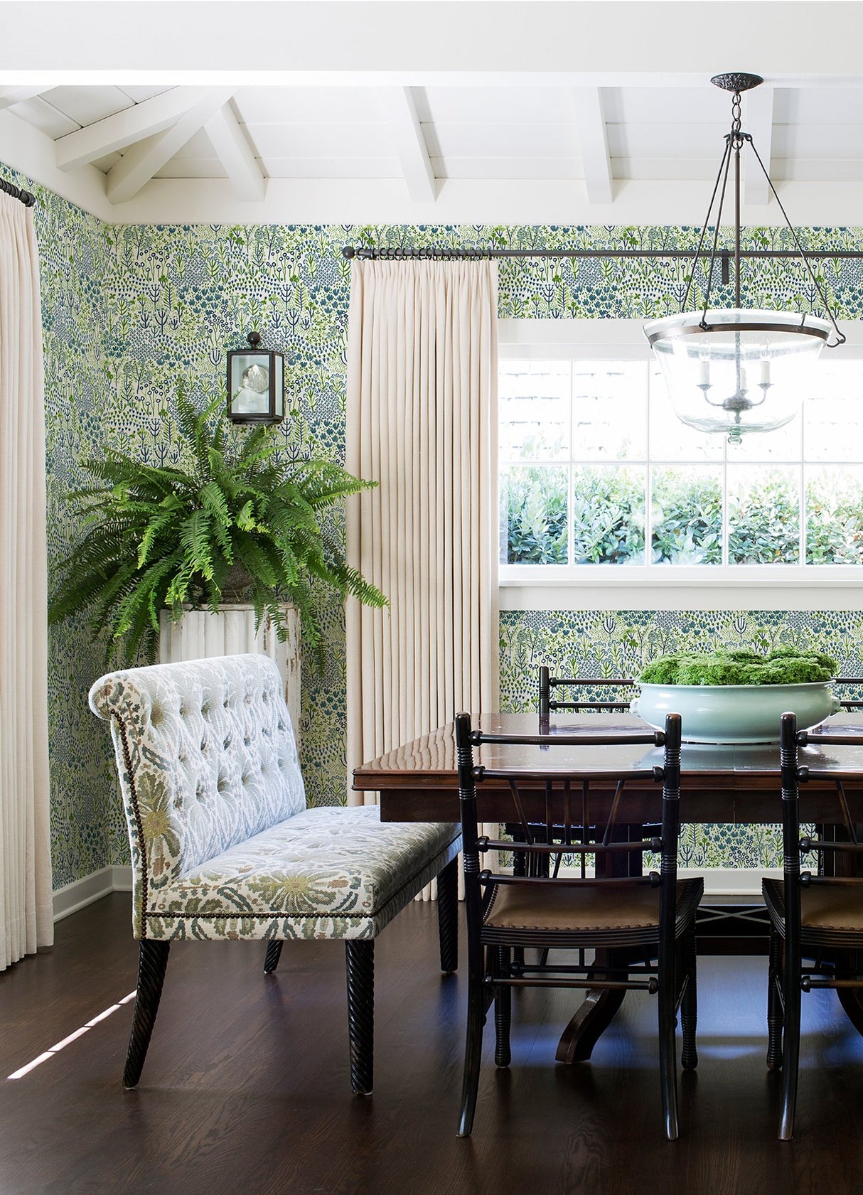 Chilton Teal Wildflowers Wallpaper with Botanical Bohemian Pattern - A-Street Prints 4081-26347