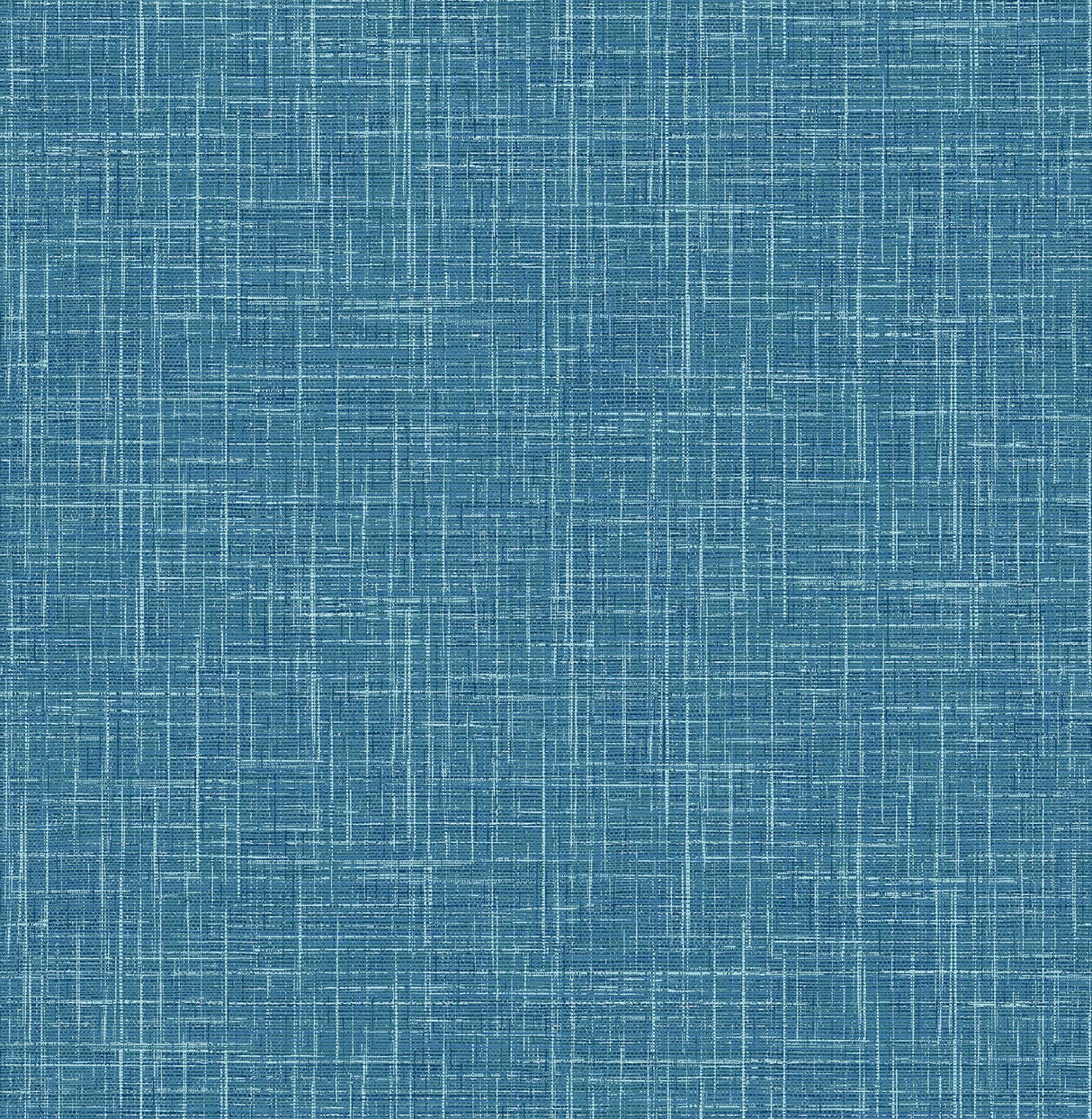 Emerson Teal Faux Linen Wallpaper with Fabric & Woven Textures Pattern - A-Street Prints 4081-26351