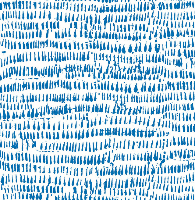 Runes Sapphire Brushstrokes Blue Wallpaper with Modern Abstract Pattern - A-Street Prints 4081-26357