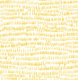 Runes Yellow Brushstrokes Wallpaper with Abstract Painterly Pattern - Brewster 4081-26360