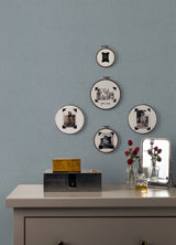 Tharp Grey Texture Wallpaper with Distressed Textures Pattern, Transitional Style - Advantage 4082-306463