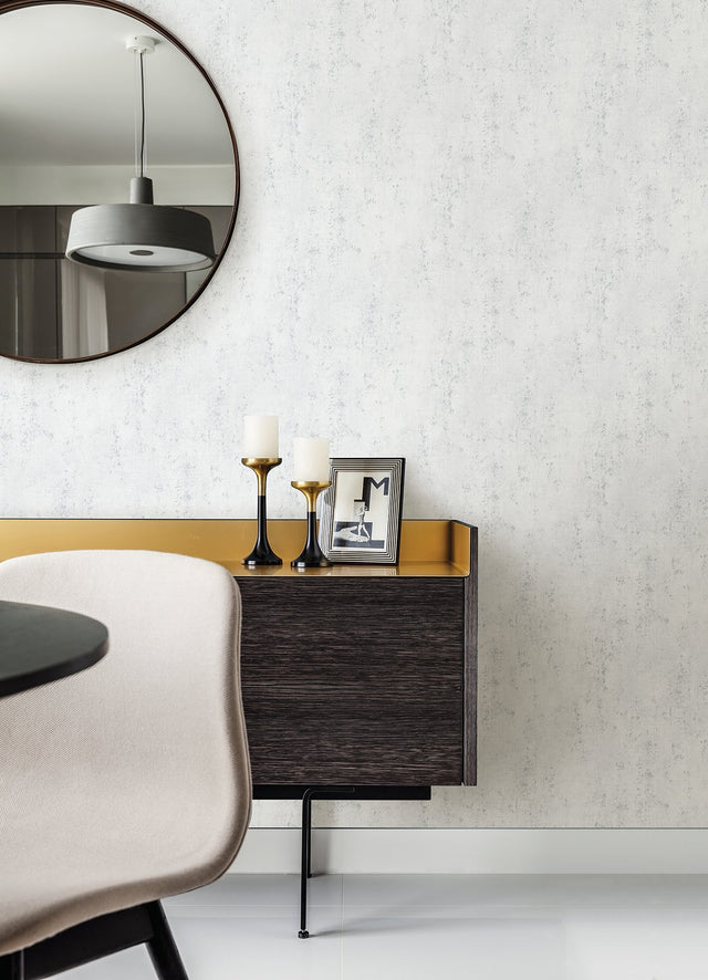 Miller Off White Cork Wallpaper with Distressed Textures Abstract Pattern - Advantage 4082-378401