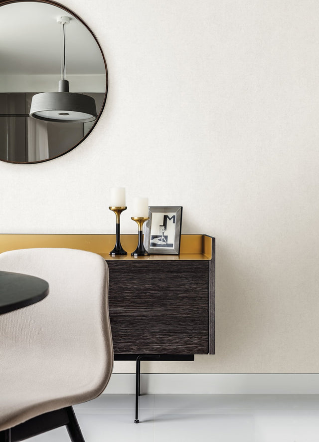 Miller White Cork Wallpaper with Distressed Textures Pattern, Modern Style - Advantage 4082-378405