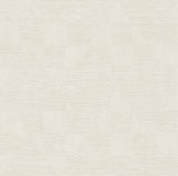 Wegener Ivory Geometric Wallpaper with Metallic Textured Diamond Pattern - Advantage 4082-381966