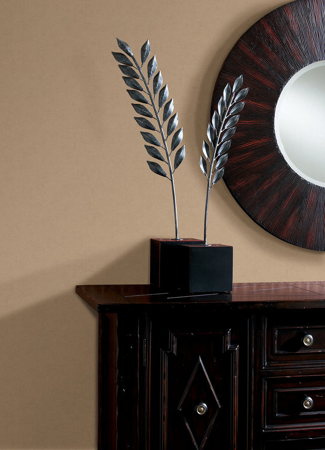 Steno Wheat Plaster Wallpaper with Distressed Textures in Wheat - Advantage 4082-381974