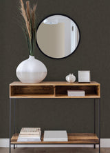 Steno Chocolate Plaster Textured Wallpaper with Distressed Abstract Motif - Advantage 4082-381975