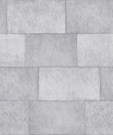 Lyell Light Grey Stone Textured Wallpaper with Farmhouse Graphics Pattern - Advantage 4082-382011