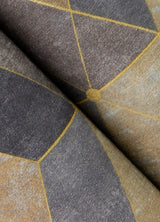 Muir Neutral Geo Wallpaper with Textured Geometric Tile Motif - Advantage 4082-382022