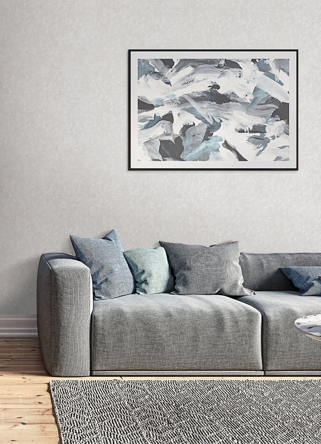 Agassiz Cream Burst Textured Abstract Modern Wallpaper - Advantage 4082-382034