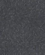 Agassiz Black Burst Textured Abstract Wallpaper - Advantage 4082-382035