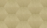 Lehnmann Gold Geo Wallpaper with Metallic Textured Geometric Pattern - Advantage 4082-382044