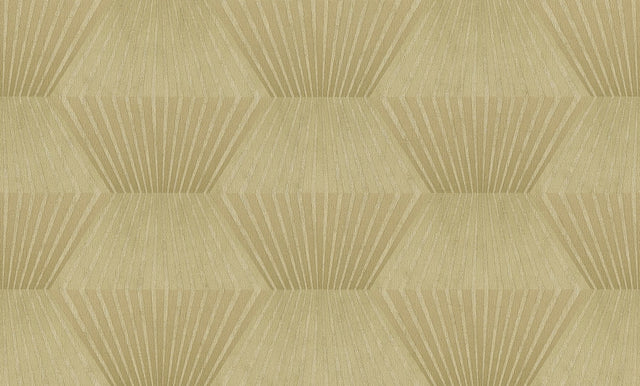 Lehnmann Gold Geo Wallpaper with Metallic Textured Geometric Pattern - Advantage 4082-382044