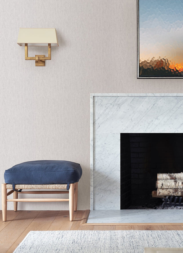 Deluc White Texture Wallpaper with Distressed Textures Industrial Style - Advantage 4082-382055