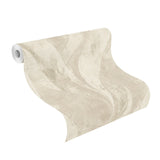 Blake Light Grey Leaf Wallpaper with Metallic Textured Botanical Motif - Advantage 4096-520033