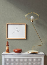 Blain Pewter Texture Wallpaper with Metallic Modern Abstract Pattern - Advantage 4096-520279