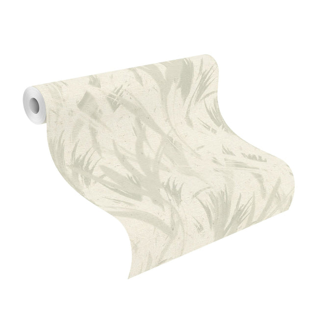 Chet Sage Spray Wallpaper with Textured Abstract Botanical Motif - Advantage 4096-520729