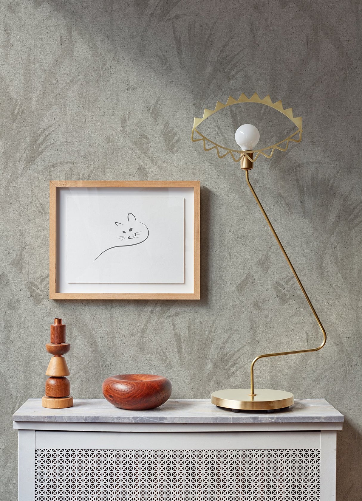 Chet Grey Spray Abstract Textured Wallpaper - Advantage 4096-520736