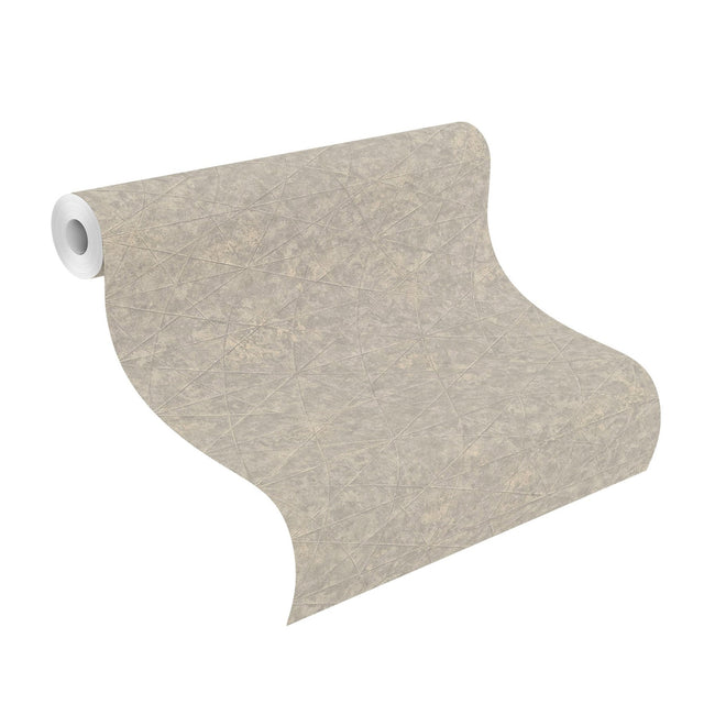 Seth Grey Triangle Wallpaper with Textured Geometric Pattern - Advantage 4096-554342