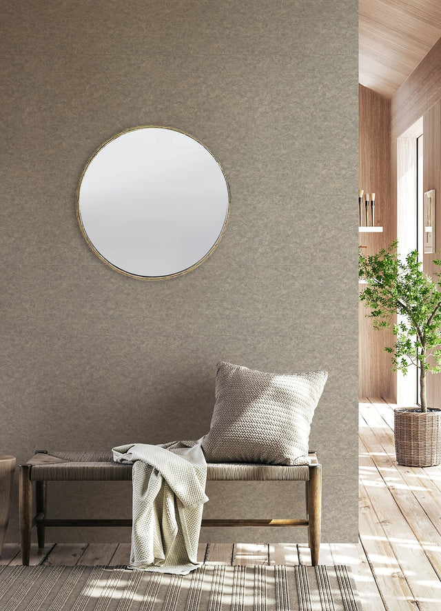 Seth Grey Triangle Wallpaper with Textured Geometric Pattern - Advantage 4096-554342