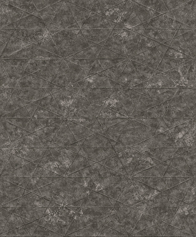 Seth Black Triangle Wallpaper with Textured Geometric Pattern - Advantage 4096-554373