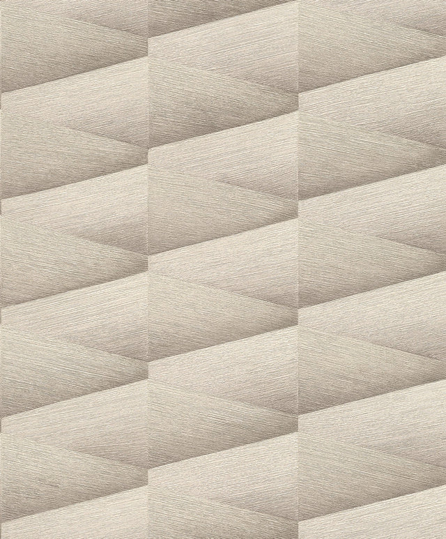 Shae Grey Geo Wallpaper with Textured Geometric Pattern - Advantage 4096-554632