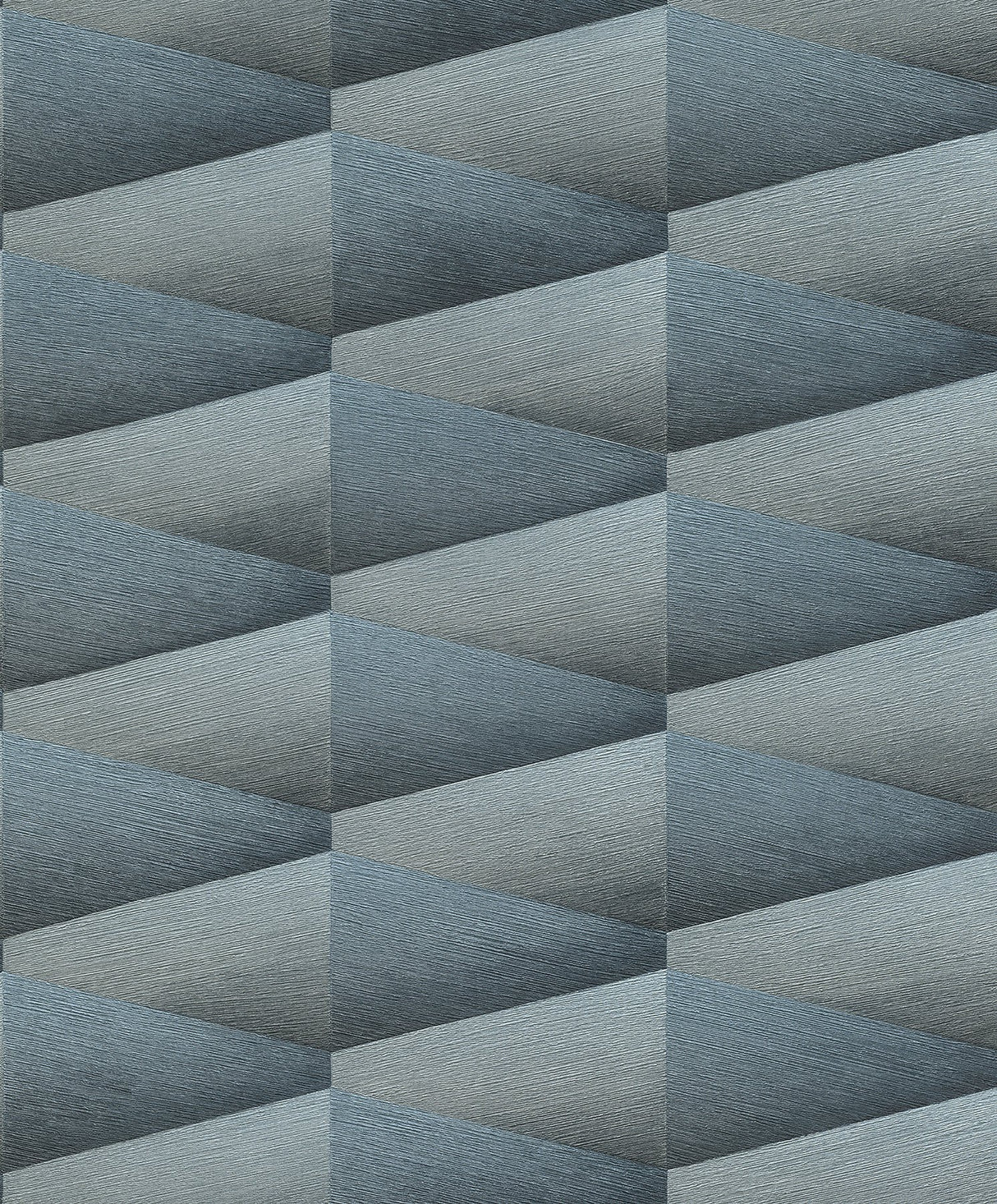 Shae Indigo Geo Wallpaper with Textured Geometric Pattern - Advantage 4096-554656