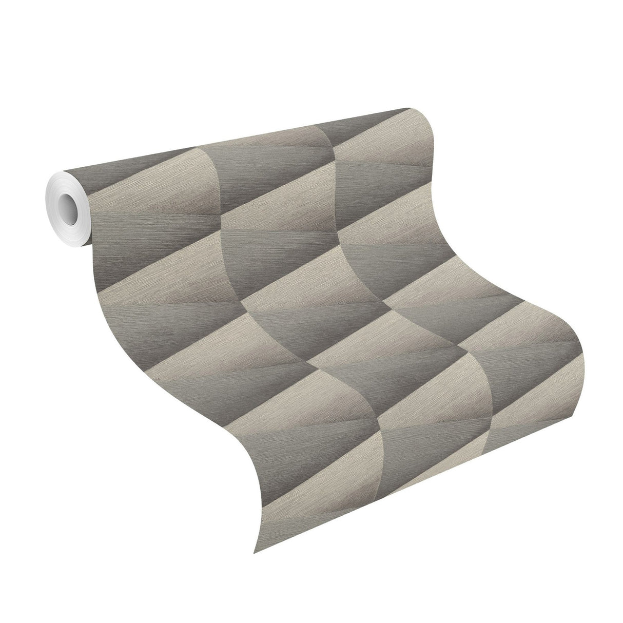 Shae Dark Grey Geo Wallpaper with Modern Geometric Textured Pattern - Advantage 4096-554663