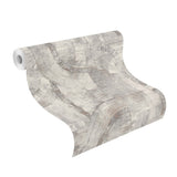 Abe Light Grey Geo Wallpaper with Industrial Geometric Textured Pattern - Advantage 4096-554779