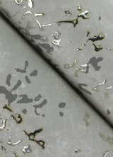 Arian Silver Inkburst Wallpaper with Metallic Abstract Glam Pattern - A-Street Prints 4105-86427