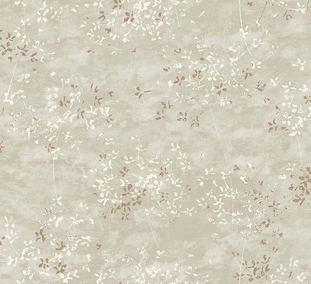 Arian Champagne Inkburst Wallpaper with Abstract Metallic Glam Motif - A-Street Prints 4105-86428