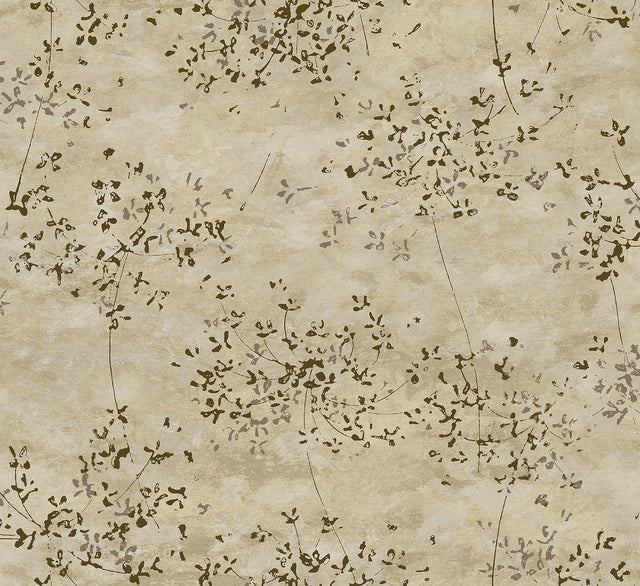 Arian Gold Inkburst Wallpaper with Glam Abstract Metallic Motif - Brewster 4105-86430