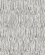 Kintana Silver Abstract Trellis Wallpaper with Metallic Raised Ink Ogee Pattern - A-Street Prints 4105-86605