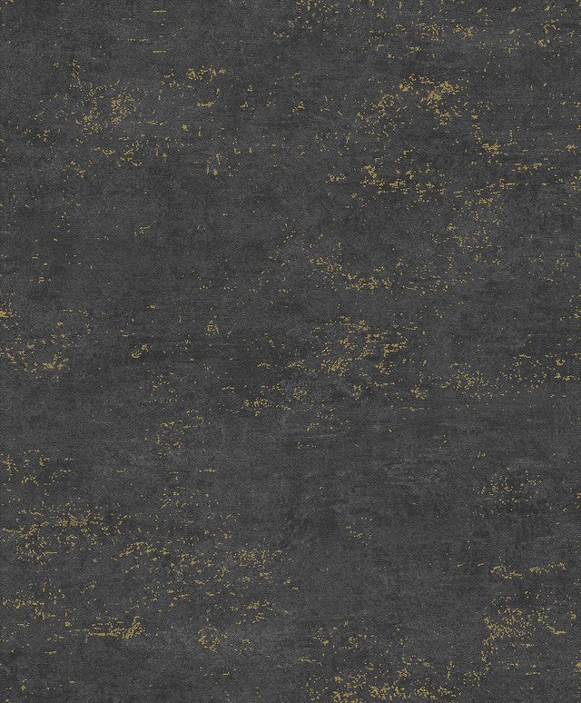 Elatha Charcoal Gilded Texture Wallpaper with Metallic Abstract Modern Design - A-Street Prints 4105-86623