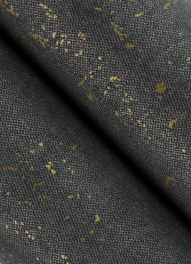 Elatha Charcoal Gilded Texture Wallpaper with Metallic Abstract Modern Design - A-Street Prints 4105-86623