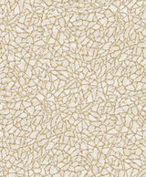 Soma Gold Metallic Crackling Wallpaper with Abstract Modern Pattern - A-Street Prints 4105-86625